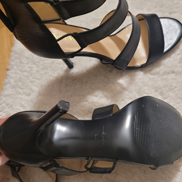 Brand new Black Leather heels Nine West - Picture 5 of 5